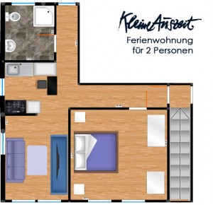 FeWo-2-Personen-Grundriss